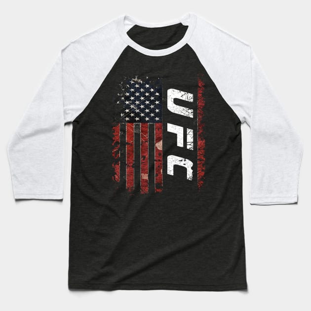 UFC Baseball T-Shirt by Trapezoid